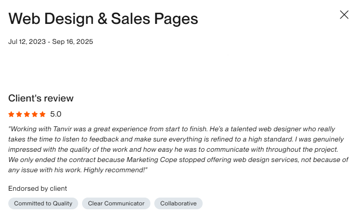 Marketing Cope client review 11