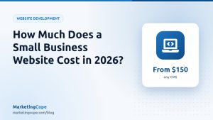 How much does a small business website cost in 2026