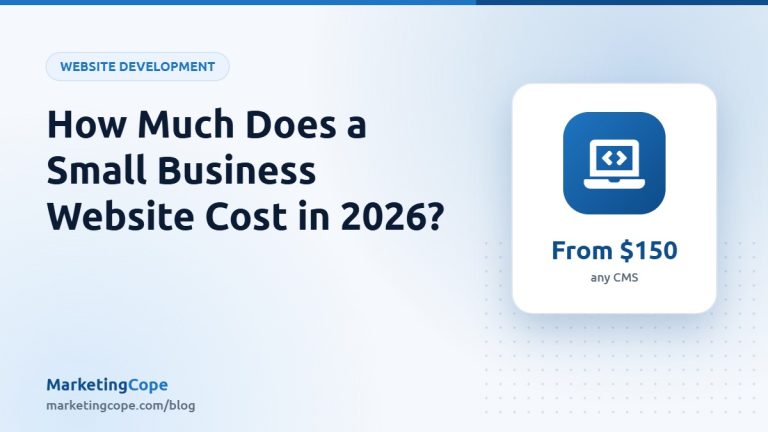 How much does a small business website cost in 2026